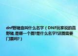 dnf野豬血叫什么名字（DNF玩家說(shuō)的真野豬,是哪一個(gè)圖?是什么名字?這圖需要門(mén)票嗎?）