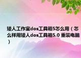 矮人工作室dos工具箱5怎么用（怎么樣用矮人dos工具箱5.0 重裝電腦）