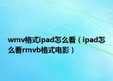wmv格式ipad怎么看（ipad怎么看rmvb格式電影）