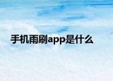 手機雨刷app是什么