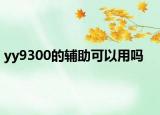 yy9300的輔助可以用嗎