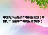 中國好聲音是哪個電視臺播放（中國好聲音是哪個電視臺播放的?）