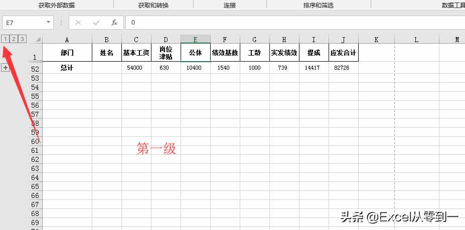 3步搞定Excel表格中的分類別匯總數(shù)據(jù)，簡單到?jīng)]朋友