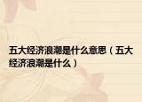 五大經(jīng)濟(jì)浪潮是什么意思（五大經(jīng)濟(jì)浪潮是什么）