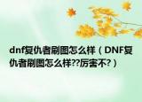 dnf復(fù)仇者刷圖怎么樣（DNF復(fù)仇者刷圖怎么樣??厲害不?）