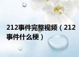 212事件完整視頻（212事件什么梗）