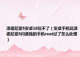 澤諾尼亞5安卓10玩不了（安卓手機玩澤諾尼亞5閃退我的手機root過了怎么處理）