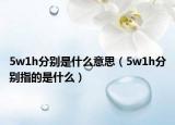 5w1h分別是什么意思（5w1h分別指的是什么）