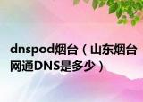 dnspod煙臺（山東煙臺網(wǎng)通DNS是多少）
