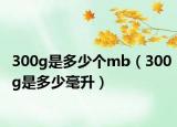 300g是多少個mb（300g是多少毫升）