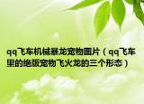 qq飛車機(jī)械暴龍寵物圖片（qq飛車?yán)锏慕^版寵物飛火龍的三個形態(tài)）