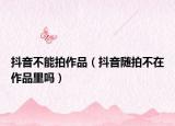 抖音不能拍作品（抖音隨拍不在作品里嗎）