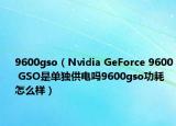 9600gso（Nvidia GeForce 9600 GSO是單獨供電嗎9600gso功耗怎么樣）