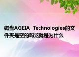 磁盤AGEIA  Technologies的文件夾是空的嗎這就是為什么