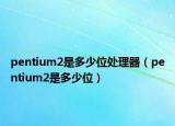 pentium2是多少位處理器（pentium2是多少位）