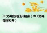 dll文件如何打開(kāi)編譯（DLL文件如何打開(kāi)）