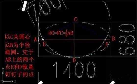 木工老師傅用幾根釘子一根線就能畫橢圓，簡單實(shí)用又好看！