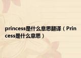 princess是什么意思翻譯（Princess是什么意思）