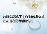 yy5801怎么了（YY5801腫么加進(jìn)去,現(xiàn)在還有輔助么?）