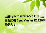 三星syncmasters22b310（三星臺式機 SyncMaster E2220屏幕多大）