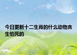 今日更新十二生肖的什么動物貪生怕死的