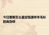 今日更新怎么鑒定恒源祥羊毛衫的真?zhèn)窝? /></span></a>
                        <h2><a href=