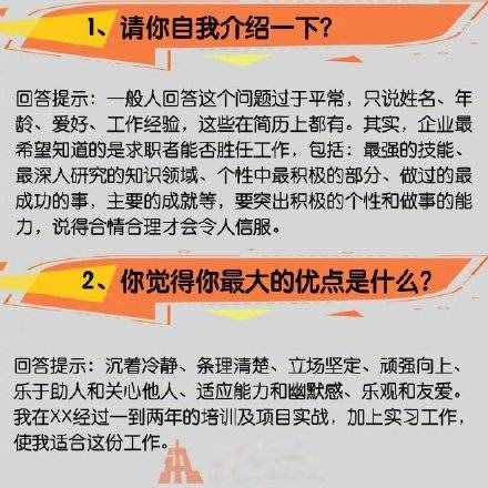 常見的16個面試問題與技巧性回答都在這里