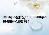 9600gso配什么cpu（9600gso顯卡用什么驅(qū)動(dòng)好）