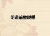 陰道前壁脫垂