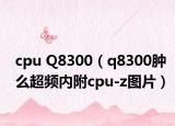 cpu Q8300（q8300腫么超頻內(nèi)附cpu-z圖片）