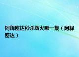 阿釋密達(dá)秒殺輝火哪一集（阿釋密達(dá)）