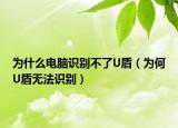 為什么電腦識別不了U盾（為何U盾無法識別）