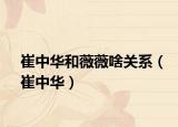 崔中華和薇薇啥關(guān)系（崔中華）