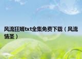 風(fēng)流狂婿txt全集免費(fèi)下載（風(fēng)流情圣）