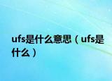 ufs是什么意思（ufs是什么）