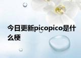 今日更新picopico是什么梗
