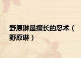 野原琳最擅長的忍術（野原琳）