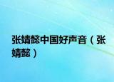 張婧懿中國(guó)好聲音（張婧懿）