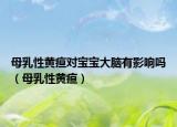 母乳性黃疸對寶寶大腦有影響嗎（母乳性黃疸）