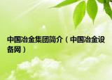 中國冶金集團簡介（中國冶金設(shè)備網(wǎng)）