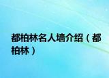 都柏林名人墻介紹（都柏林）