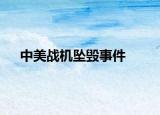 中美戰(zhàn)機(jī)墜毀事件