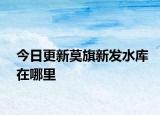 今日更新莫旗新發(fā)水庫(kù)在哪里