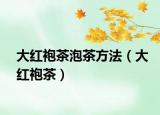 大紅袍茶泡茶方法（大紅袍茶）