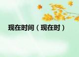 現(xiàn)在時間（現(xiàn)在時）