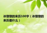 冰墩墩的來歷100字（冰墩墩的來歷是什么）