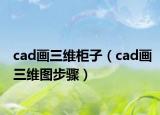 cad畫三維柜子（cad畫三維圖步驟）