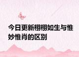 今日更新栩栩如生與惟妙惟肖的區(qū)別