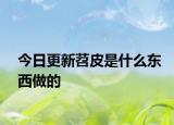 今日更新苕皮是什么東西做的