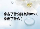 拿走了什么陳其楠mv（拿走了什么）